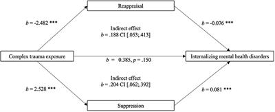 Internalizing Mental Health Disorders and Emotion Regulation: A Comparative and Mediational Study of Older Adults With and Without a History of Complex Trauma Exposure